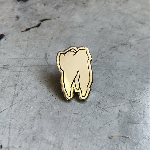 Image of Gold Tooth Pin