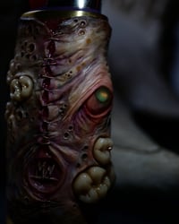 Image 18 of  Bic lighter sleeve, original sculpt, functional art, Glow in the dark, flash reflective OOAK 