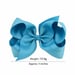 Image of 6 Inch Bow Clips - 43 Color Choices 