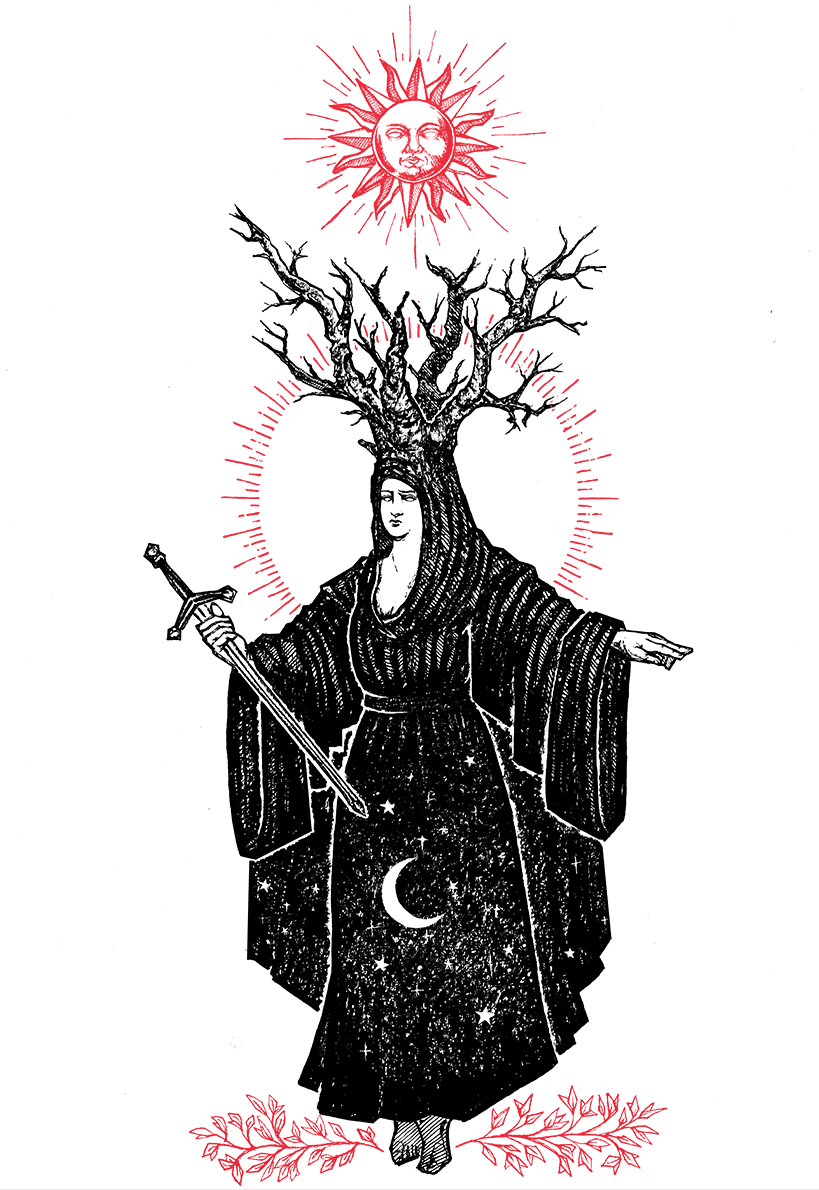 Image of "Virgo" 8.5"x11" Watercolor Print
