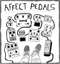 Image 3 of Affect Pedals - T-shirt (Grey)