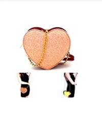 Image 1 of Heart Shape crossbody Fanny Pack