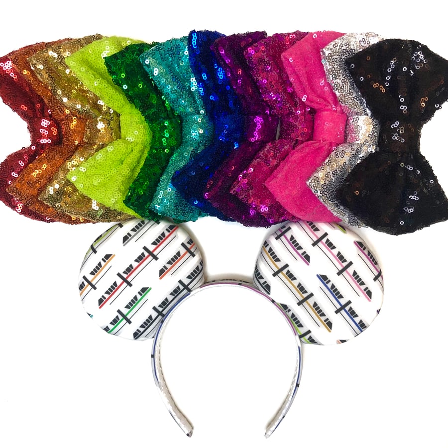 Image of Monorail Ears - Choose your favorite color Monorail for your bow!