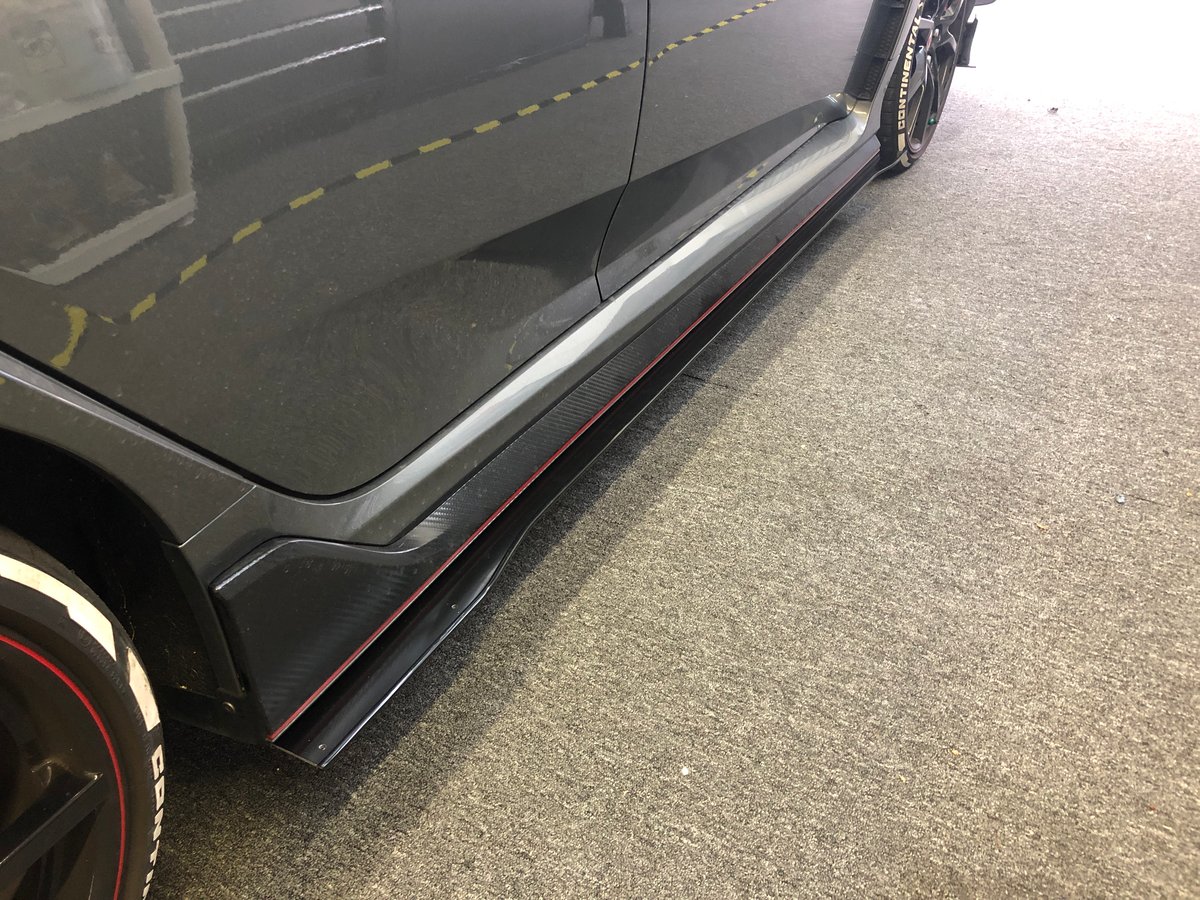 DownForceSolutions — 2017-2021 Honda Civic Type R side skirts