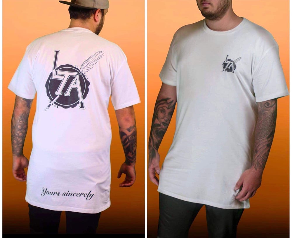 Image of LTA Logo Tall T-Shirt White