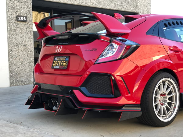 Image of 2017-2021 Honda Civic Type R rear Diffuser