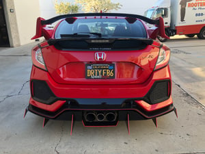 Image of 2017-2021 Honda Civic Type R rear Diffuser