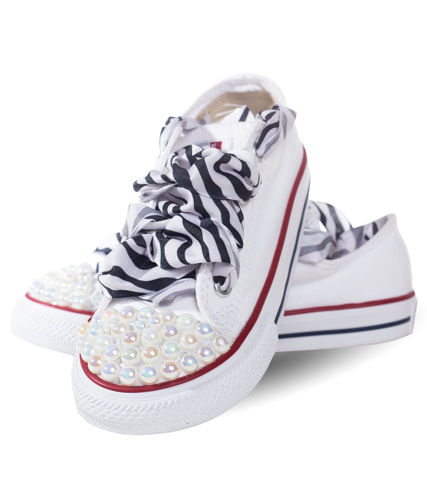converse zebra low