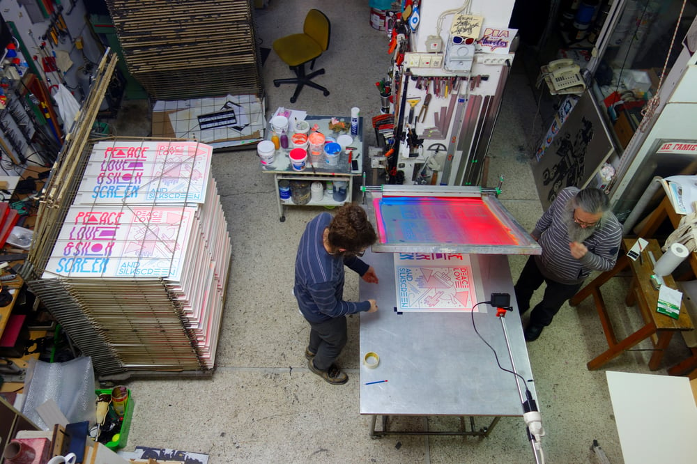 Peace, Love and Silkscreen.