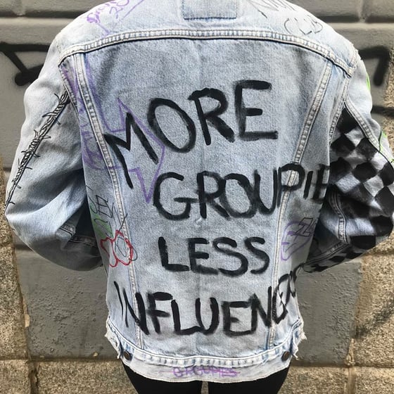 Image of MORE GROUPIES DENIM JACKET #2