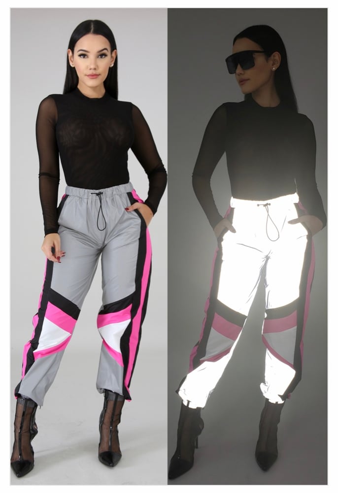 Image of Hot Girl Reflective Joggers