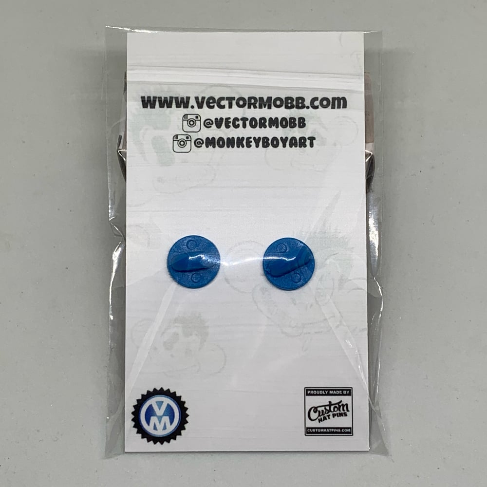 Image of Half skull Monkeyboy Collab Pin