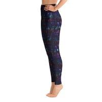 Image 4 of Watercolor Drips Yoga Pants