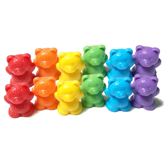 Image of Extra Counting Bears - Set of 12 Bears