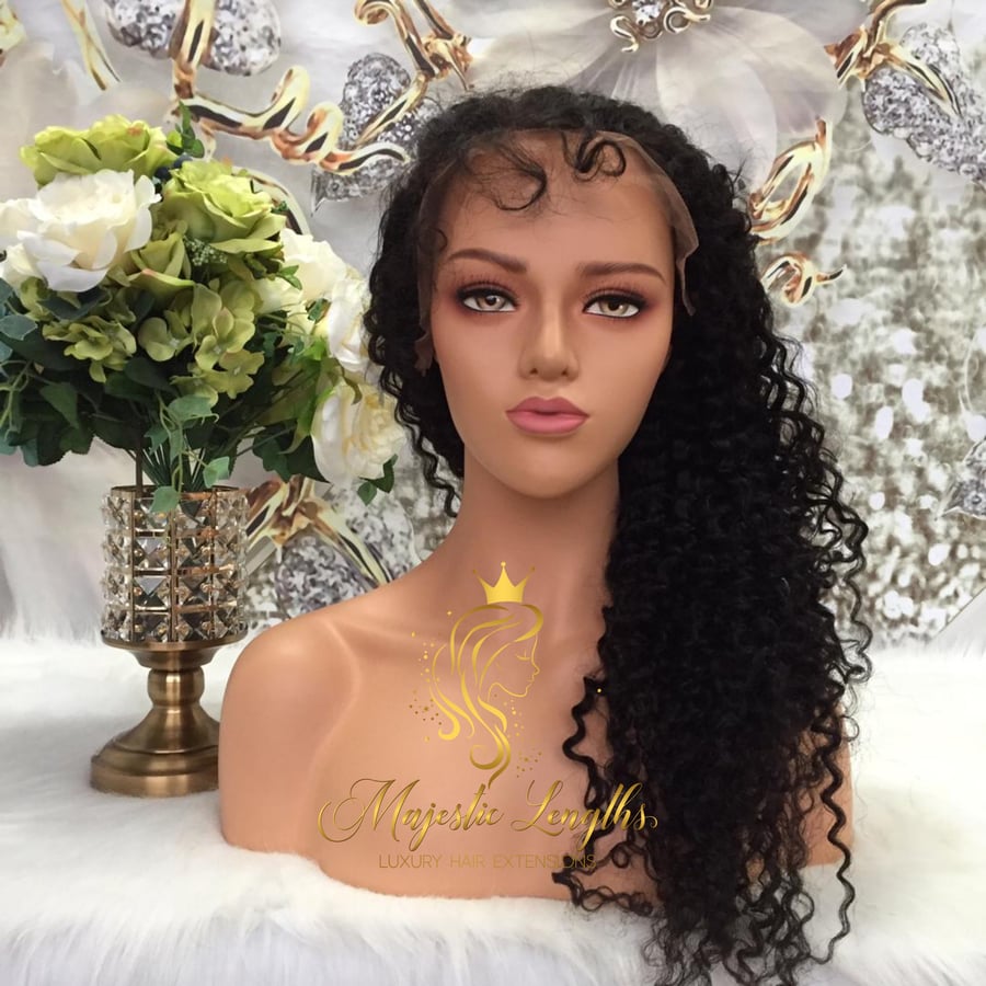 Image of Majestic Deep Curly 13x4 Lace Frontal Wig