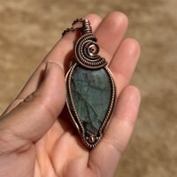Image 5 of Colorful Labradorite Pendant 💚