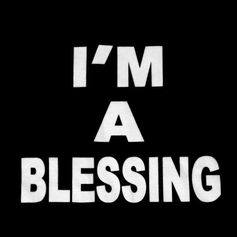 Image of "I'M A BLESSING" ADULT T-SHIRT