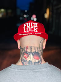 Image 2 of FUCK LUCK SnapBack hat