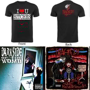 Image of Tragedy 503 "I Love You" shirt + 2 CD's pkg - $40 (FREE SHIPPING)