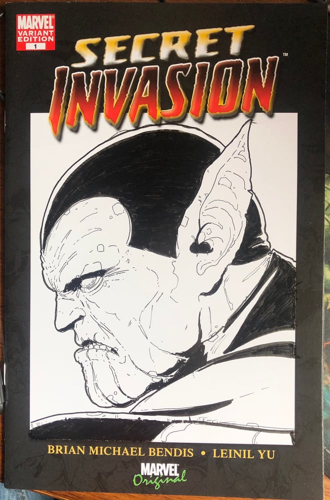 Image of Secret Invasion #1 sketch variant cover