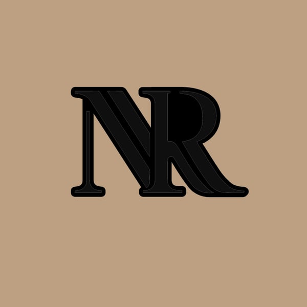Image of NR Logo Black on Black Pin