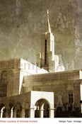 Image of Bountiful Utah LDS Mormon Temple Art 003 - Personalized Temple Art