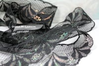 Image 2 of Black iridescent lace