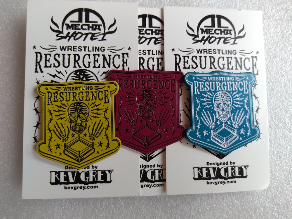 Image of Wrestling Resurgence Pin Badge