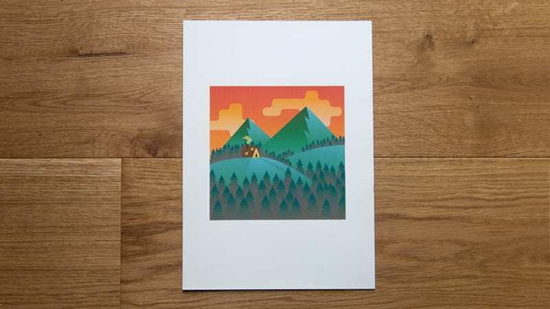 Image of A4 A-frame Print