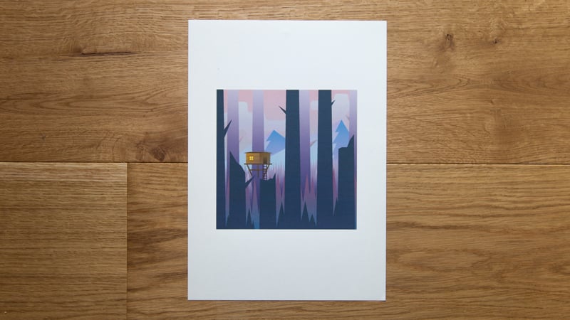 Image of A4 Treehouse Print