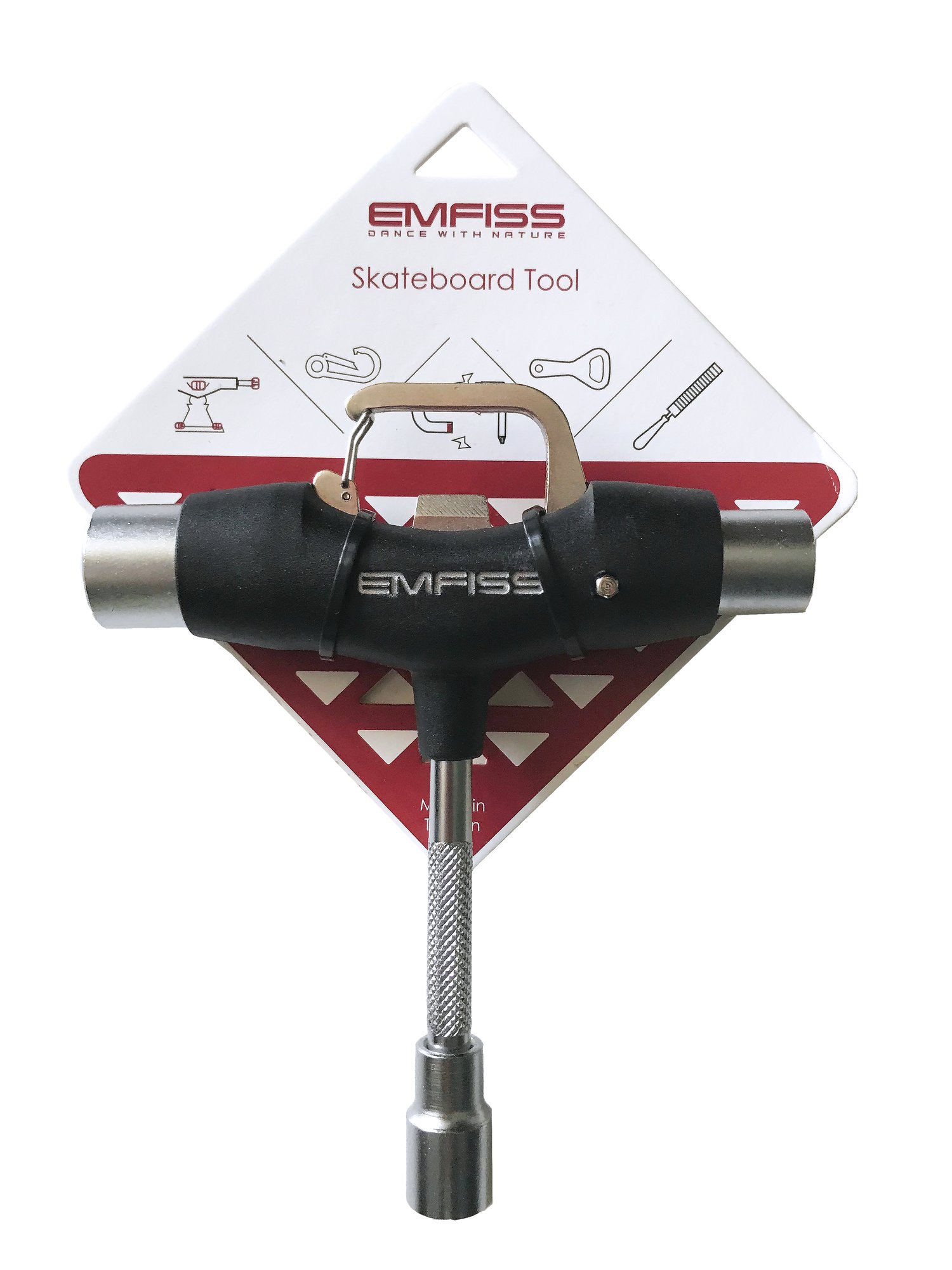 Image of Emfiss Skate Tool! (Carabiner + Bottle Opener + Built-in-File)