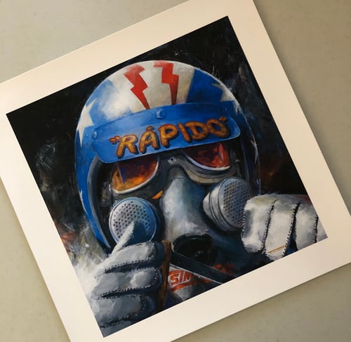 Image of "Rapido"  Color 13"x13" Print