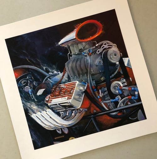 Image of "Scorpion V" Color 13"x13" Print