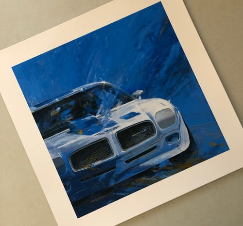 Image of "70 TA" Racer Color 13"x13" Print
