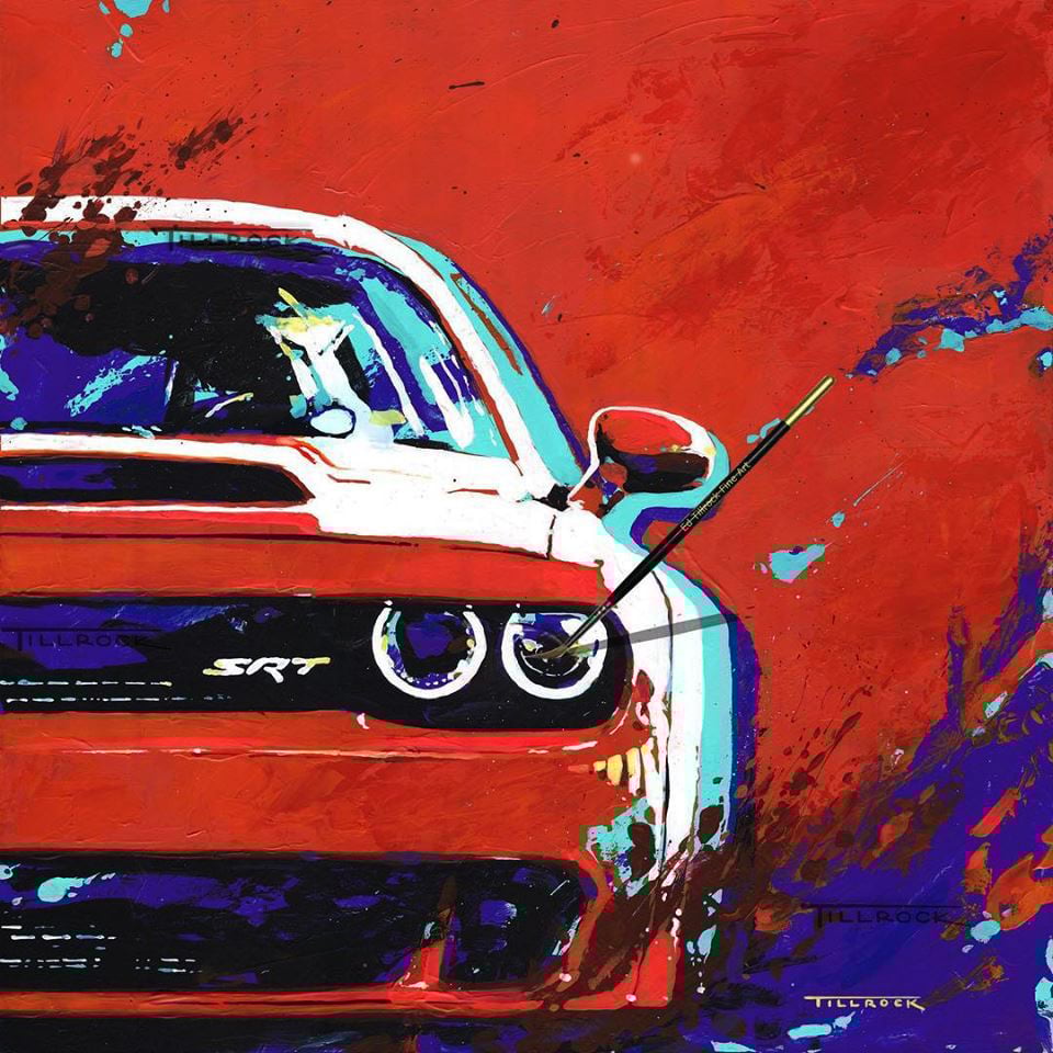 Image of "Duel" New Color 13"x13" Print