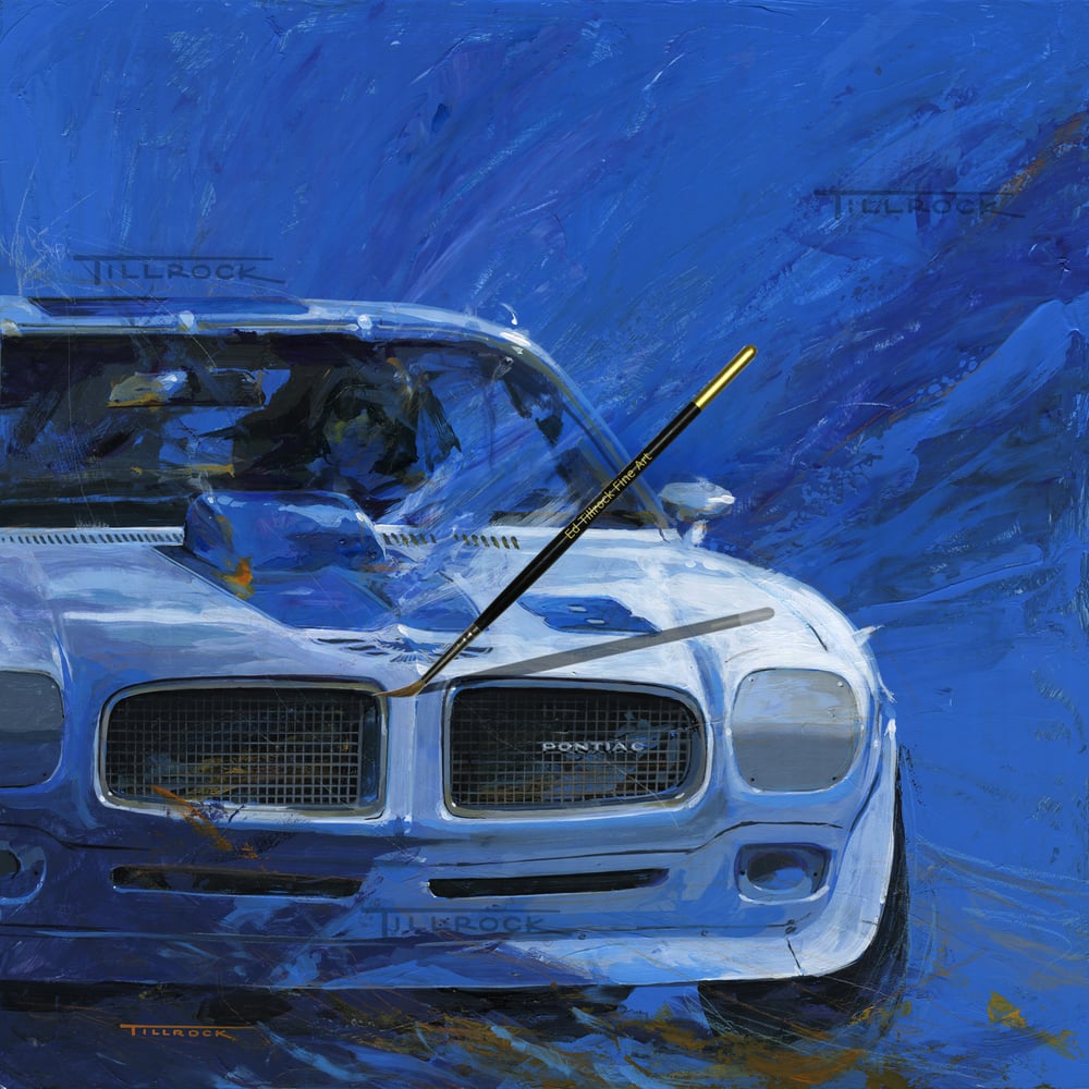 Image of "70 TA" Racer 24"x24" Painting Print
