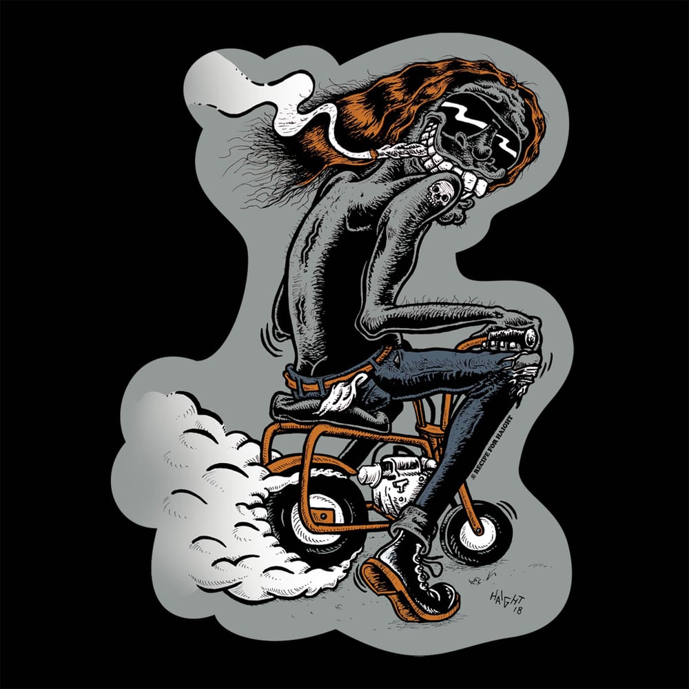 "Double Burnout" Sticker