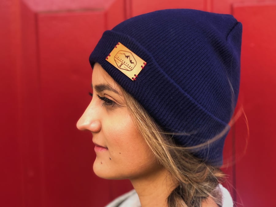 Image of Adventure Time Beanie (smaller) Navy