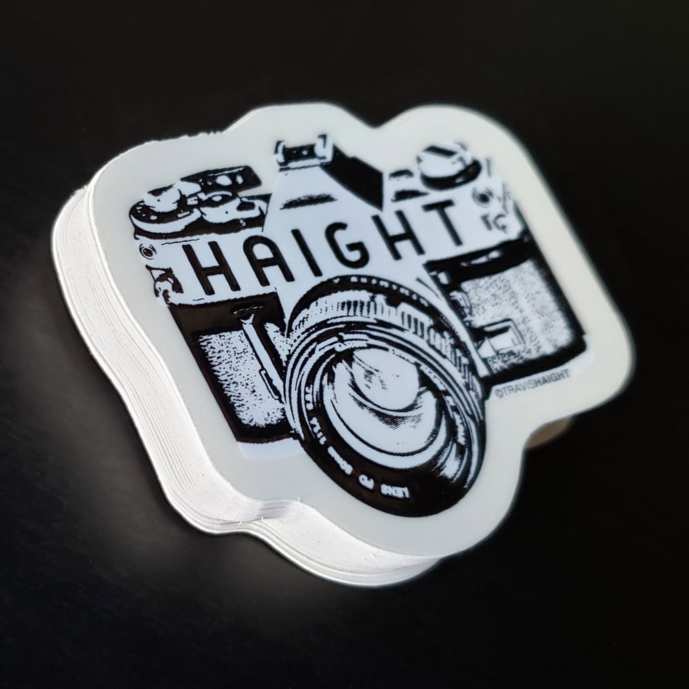 "Haight Camera Logo" Sticker