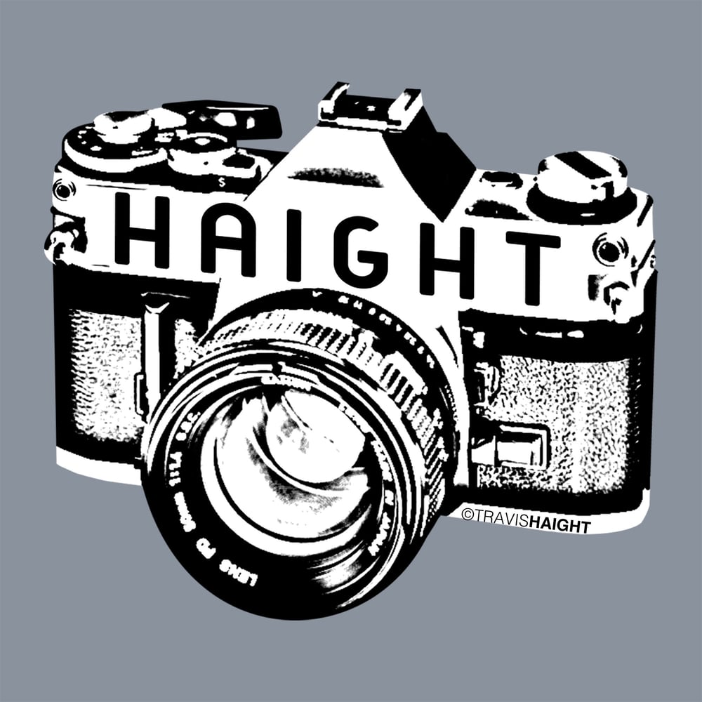 "Haight Camera Logo" Sticker