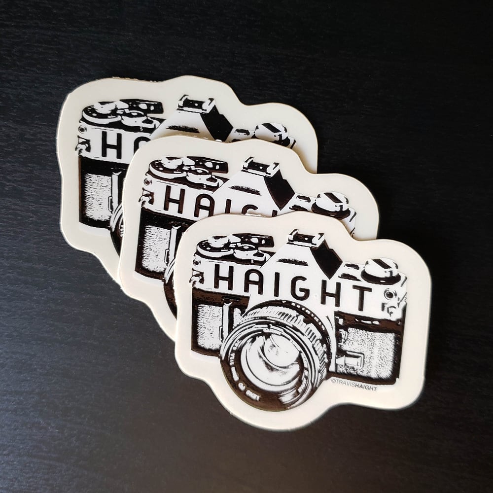 "Haight Camera Logo" Sticker