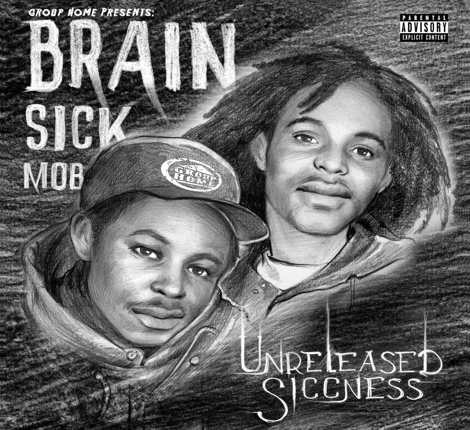 Image of  Group Home Presents Brain Sick Mob – Unreleased Siccness CD
