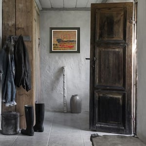 Image of French Seascape, 'Red Sailboats,' G. Estibe