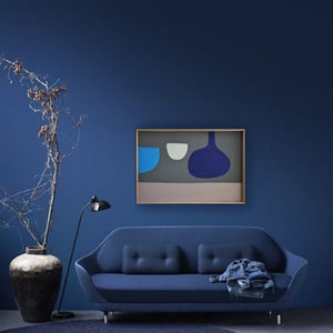 Image of Contemporary Painting, 'Blue Gourd,' Marc Taylor