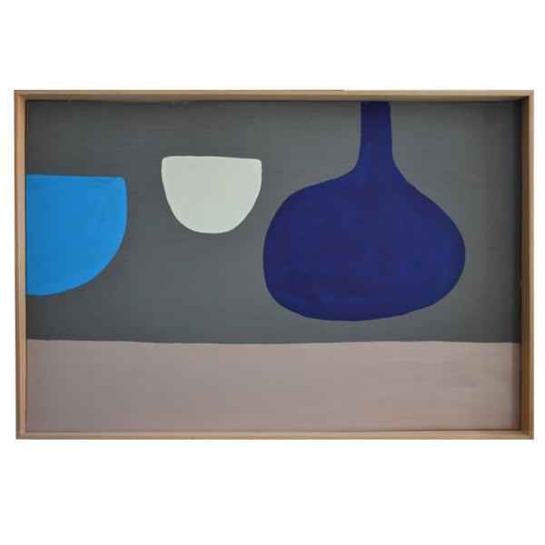 Image of Contemporary Painting, 'Blue Gourd,' Marc Taylor
