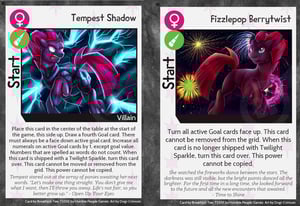 Dual Sided Holographic Tempest Start Card