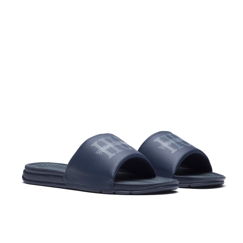 SANDALIAS HUF WORLWIDE SLIDE BLUE SANDAL EN LIQUIDACION