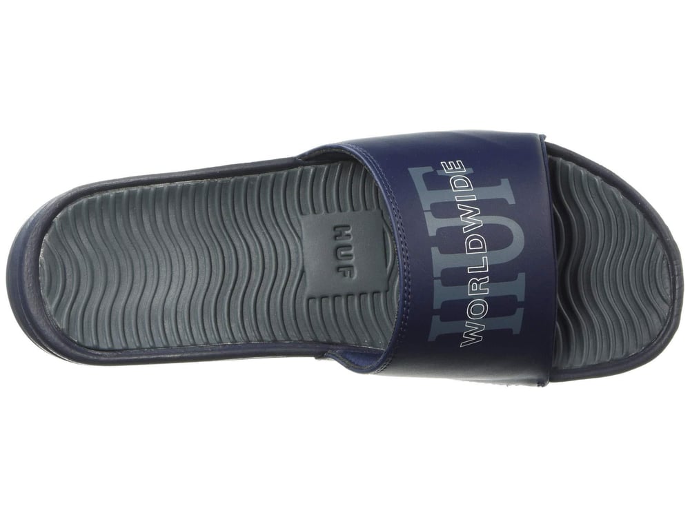 SANDALIAS HUF WORLWIDE SLIDE BLUE SANDAL EN LIQUIDACION
