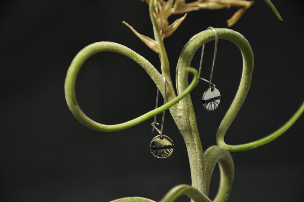 Image of Pastilles flocons - Boucles d'oreilles argent 925