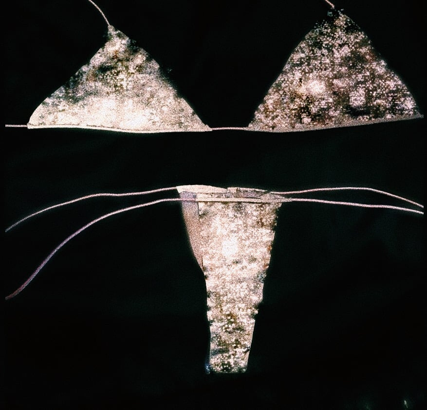 Image of FOILED BIKINI.